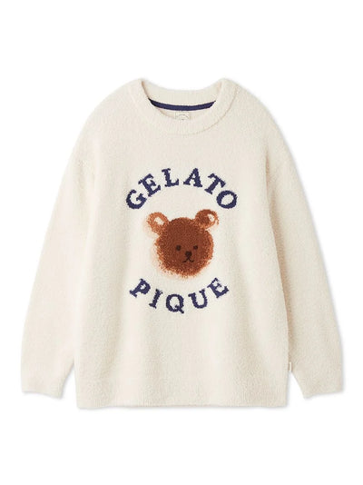 Baby Moco Animal Friends Jacquard Pullover gelato pique