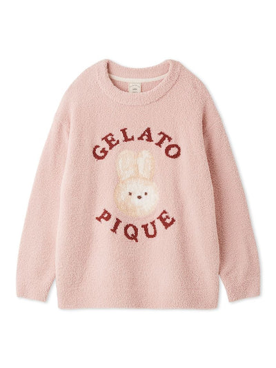 Baby Moco Animal Friends Jacquard Pullover gelato pique