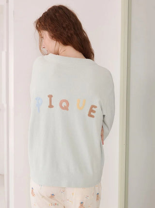 Airy Moco Painter Bear Cardigan