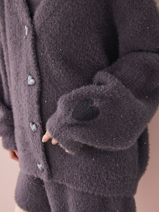 Glitter Feather Heart Cardigan - view 13