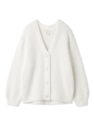 Glitter Feather Heart Cardigan - view 3