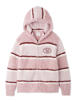 Gelato Pique Gelato Random Stripe Hoodie in pink