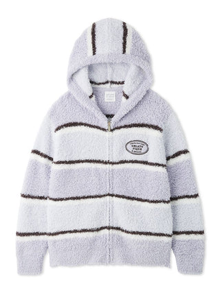 Gelato Pique Gelato Random Stripe Hoodie in blue