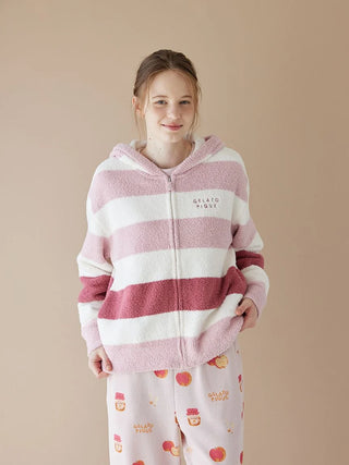 Baby Moco Striped Cozy Hoodie - view 3