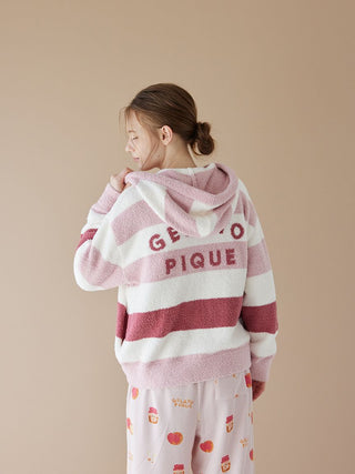 Baby Moco Striped Cozy Hoodie - view 7