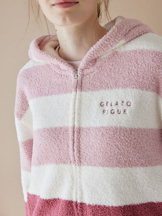 Baby Moco Striped Cozy Hoodie - view 9