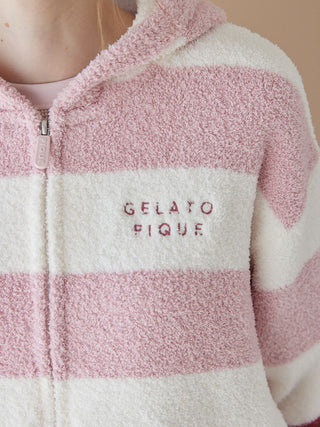 Baby Moco Striped Cozy Hoodie - view 10