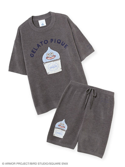 [DRAGON QUEST] [Men’s] Jacquard Short-Sleeve Pullover & Shorts Set gelato pique