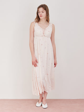 Ribbon Bunny Dress with Built-in Cup