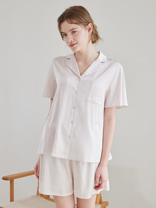 Spring Colorful Satin Shirt