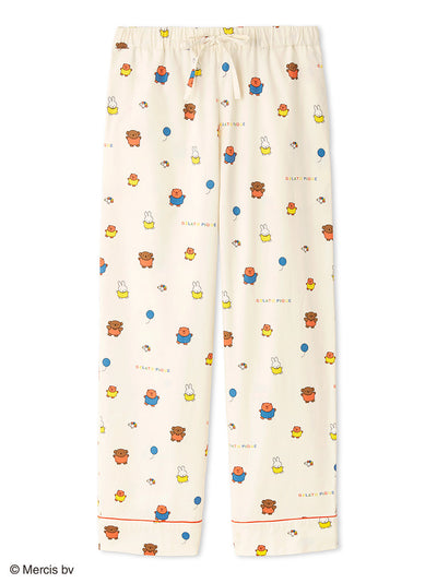 [Dick Bruna] HOMME Patterned Flannel Pants gelato pique