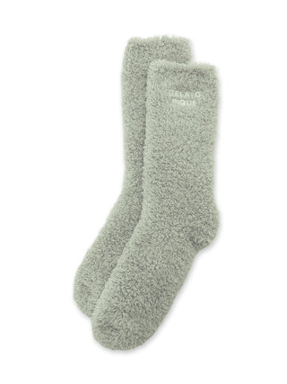 Gelato Pique Men's Basic Gelato Autumn Socks in mint, front view