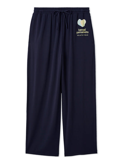 [kansaï yamamoto] [Men's] One-Point Rayon Logo Long Pants gelato pique