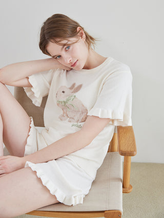 Airy Moco Frill Shorts