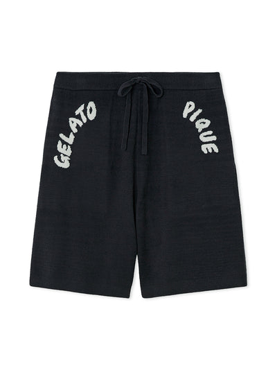 Men's Airy Moco Logo Jacquard Shorts gelato pique