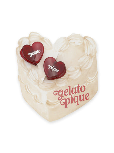 Mini Heart Hair Clips Set gelato pique