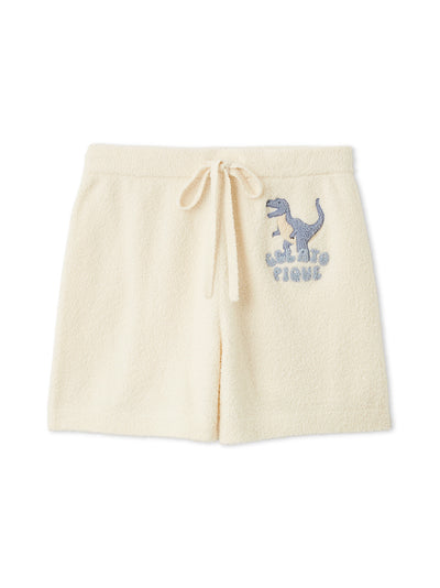 Airy Moco Dinosaur Sagara Embroidery Shorts gelato pique