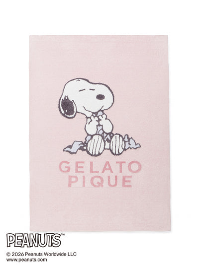 [PEANUTS] [Sleep] Smoothie Jacquard Half Blanket gelato pique