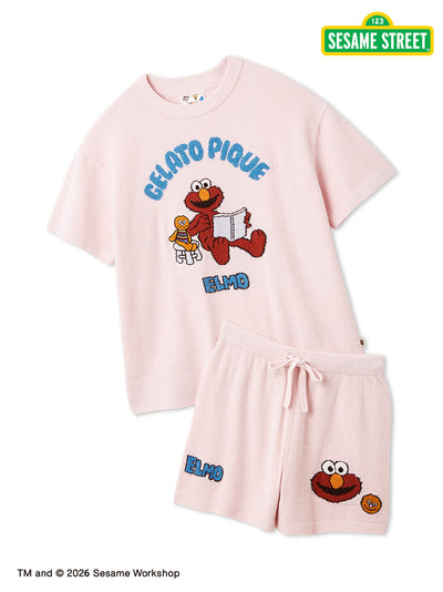 [SESAME STREET] Airy Moco Jacquard Pullover & Shorts Set gelato pique