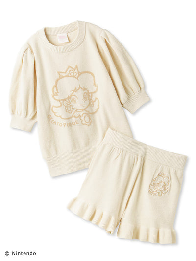 Peach Collection Pullover & Shorts SET gelato pique