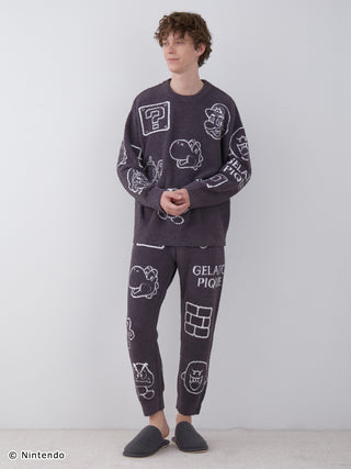 SUPER MARIO™️ MENS Baby Moco Character Patterned Jacquard Pullover