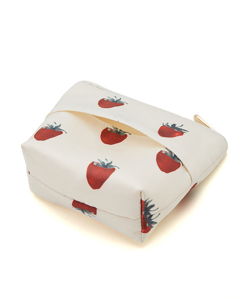 Strawberry Pattern Tissue Pouch