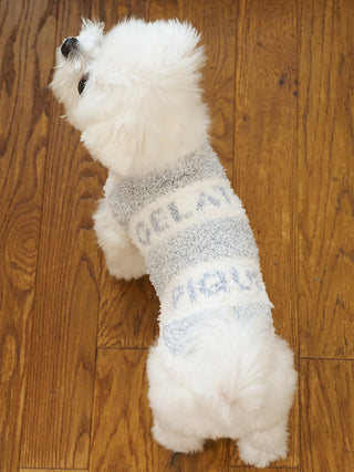 [CAT&DOG] Gelato Pique 2 Border Pet Pullover