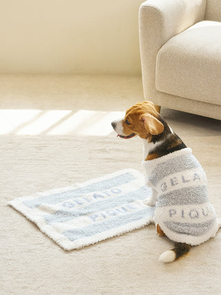 [CAT&DOG] XL-size Gelato Melange 2 Border Pet Pullover