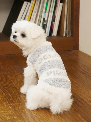 [CAT&DOG] Gelato Pique 2 Border Pet Pullover