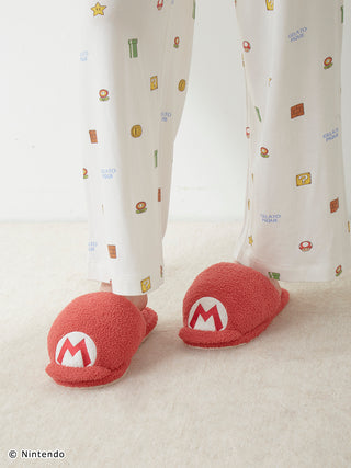 2024 【SUPER MARIO™️】【UNISEX】Baby Moco Mario Motif Room Shoes