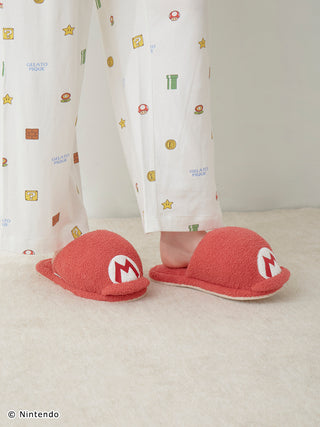 2024 【SUPER MARIO™️】【UNISEX】Baby Moco Mario Motif Room Shoes
