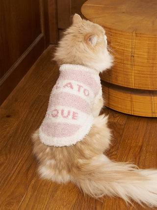 [CAT&DOG] Gelato Pique 2 Border Pet Pullover