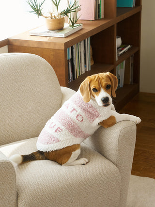 [CAT&DOG] XL-size Gelato Melange 2 Border Pet Pullover