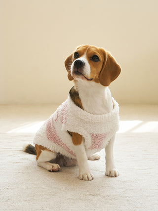 [CAT&DOG] XL-size Gelato Melange 2 Border Pet Pullover