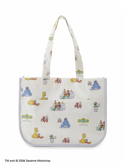 [SESAME STREET] All-over Print Diaper Bag gelato pique