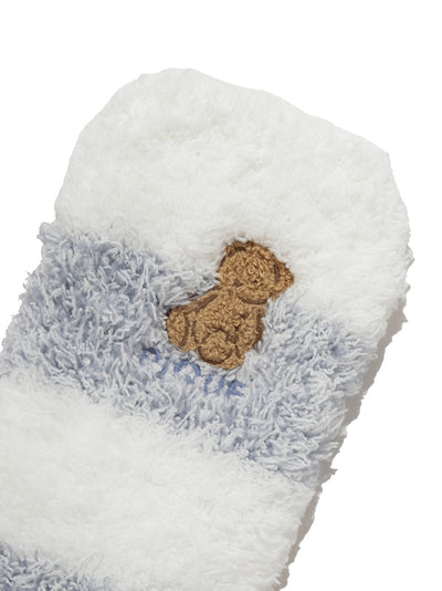 Men's Bear Sagara Melange 2 Border Socks gelato pique