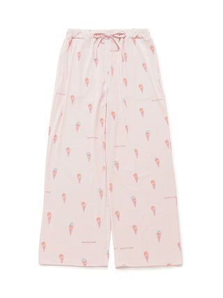 Ice-cream / Bear All Over Printed Pants