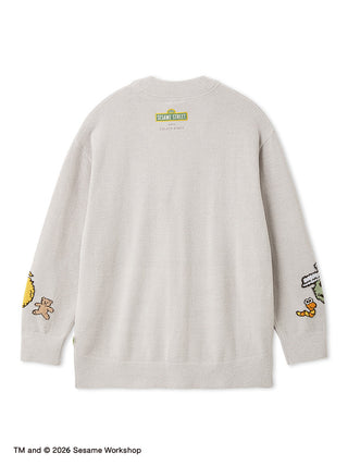 [SESAME STREET] Men's Airy Moco Applique Cardigan