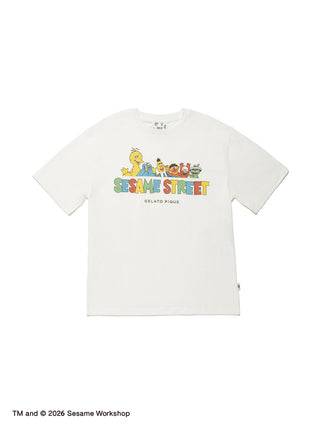 [SESAME STREET] Men's One-point T-shirt