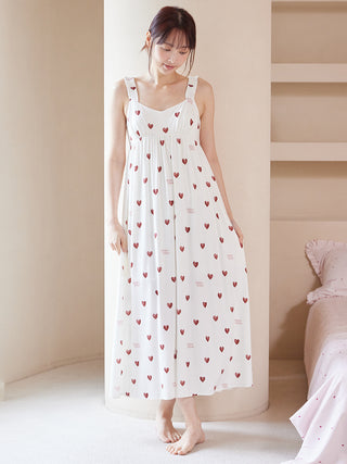 Cool Rayon Heart Dress With Built-in Cup