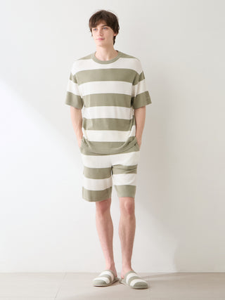 [UV-Cut] Men's Smoothie Lite Cool Striped Shorts