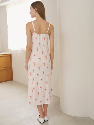 Cool Rayon Sorbet Camisole Dress With Built-in Bra