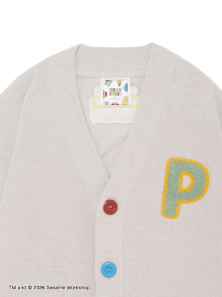 [SESAME STREET] Men's Airy Moco Applique Cardigan