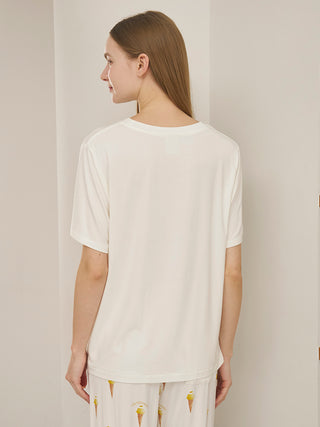 Cool Rayon Sorbet Printed T-shirt