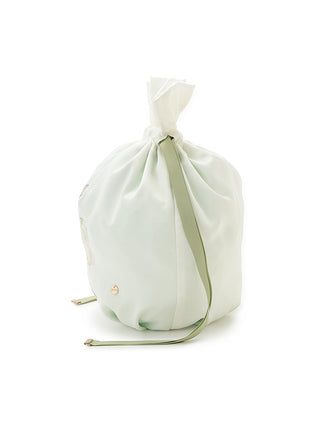 Ribbon Bunny Drawstring Bag