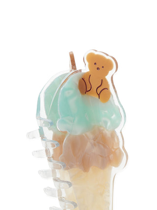 Ice Cream Motif Hair Clip