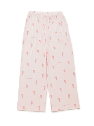 Ice-cream / Bear All Over Printed Pants