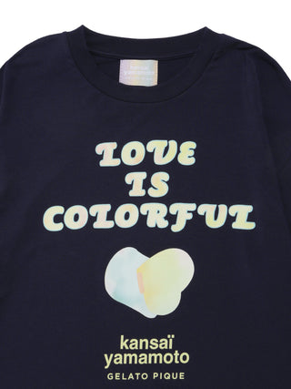 [kansaï yamamoto] [Men's] One-Point Rayon Logo Long Sleeve Tee