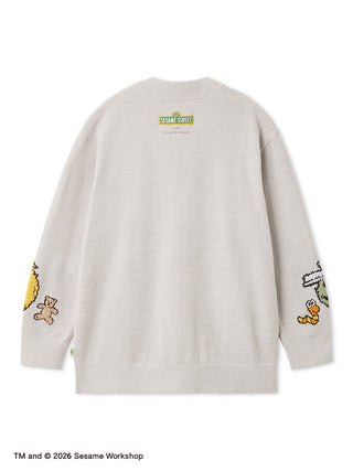 [Coming Soon][SESAME STREET] Airy Moco Applique Cardigan