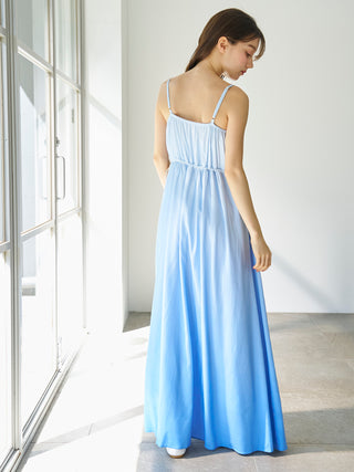 Gradation Drawstring Dress
